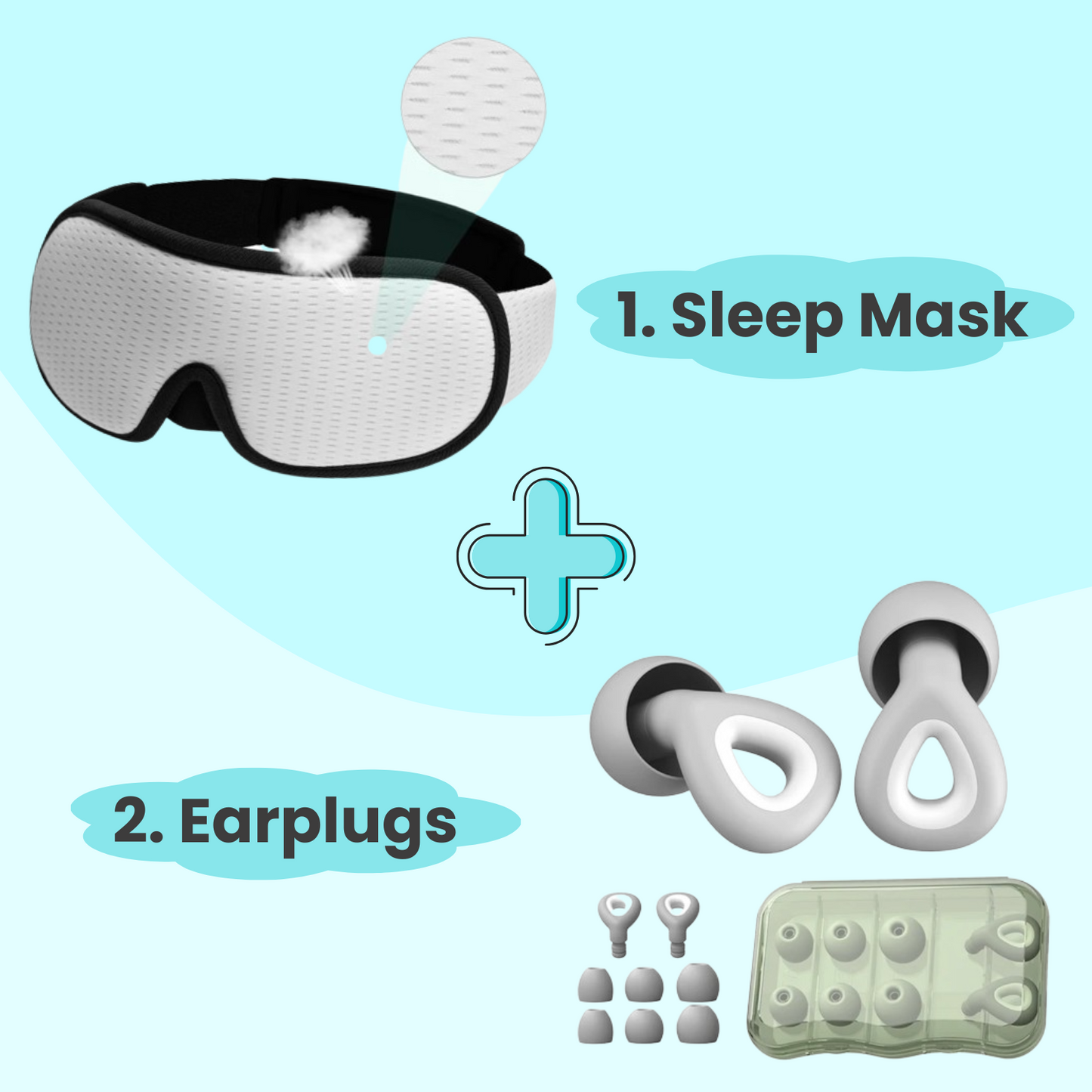 Sleep Mask + Earplugs